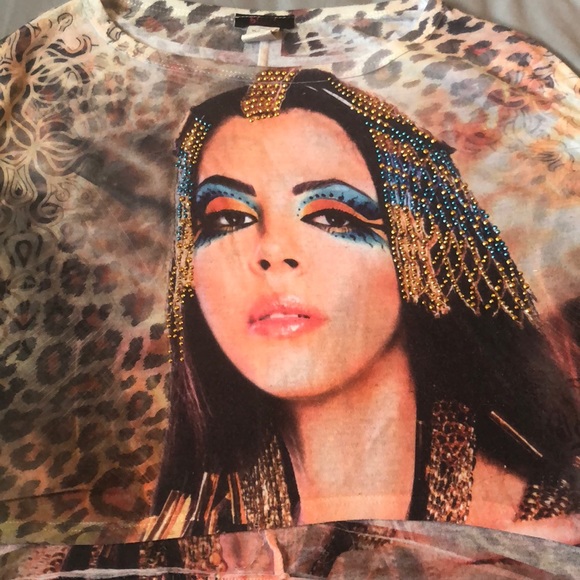 Cleopatra longsleeve crop top - Picture 2 of 5